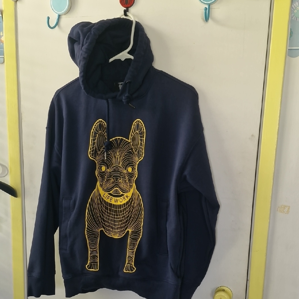 Navy Dog Hoodie